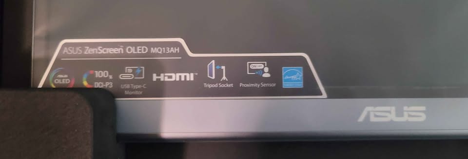 Asus ZenScreen MQ13AH 13.3" OLED Touchscreen Monitor - 16:9