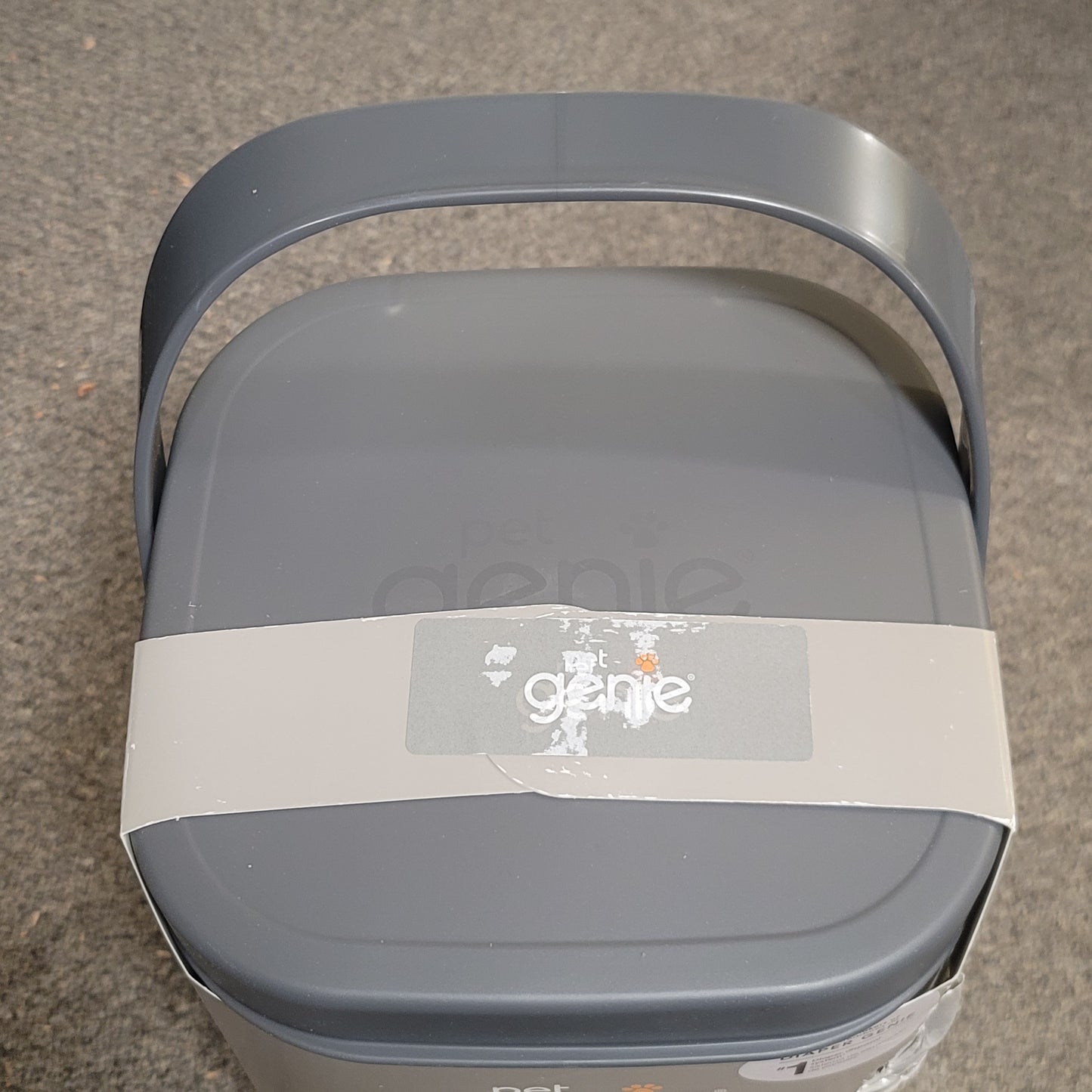 Pet Genie Pail Waste Container System - Gray
