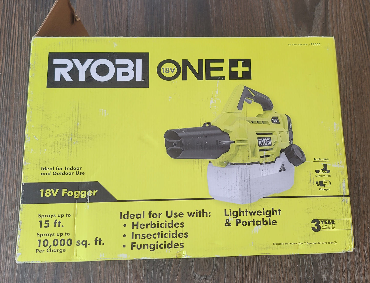 Ryobi Cordless Disinfectant Chemical Fogger Mister (TOOL ONLY) NEW Ryobi P2805