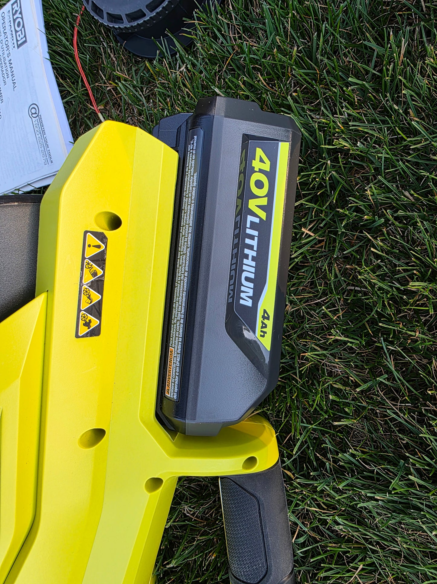 Ryobi 40V HP Leaf Blower & Trimmer Kit 650 CFM 160 MPH w/ Battery & Charger