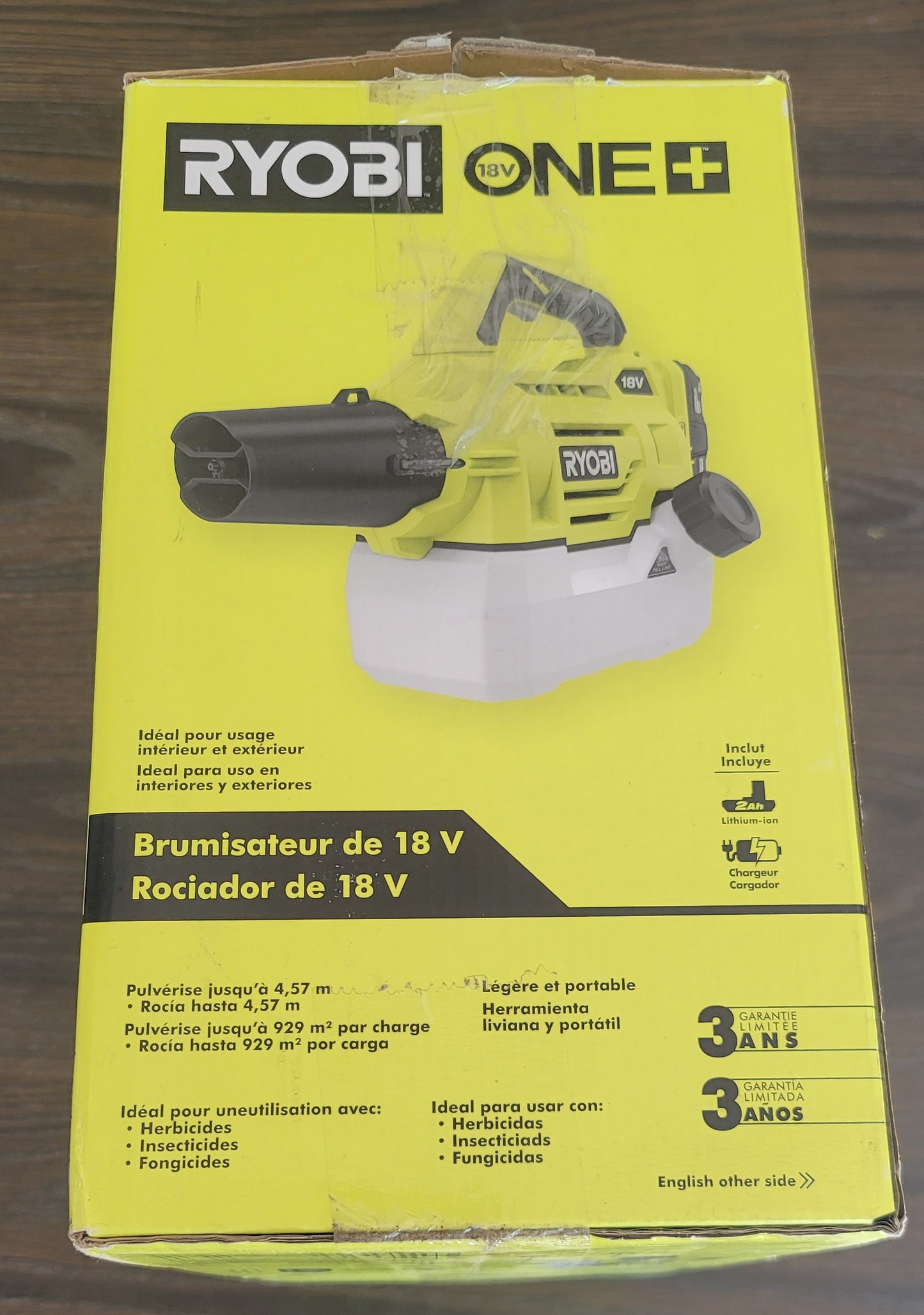 Ryobi Cordless Disinfectant Chemical Fogger Mister (TOOL ONLY) NEW Ryobi P2805